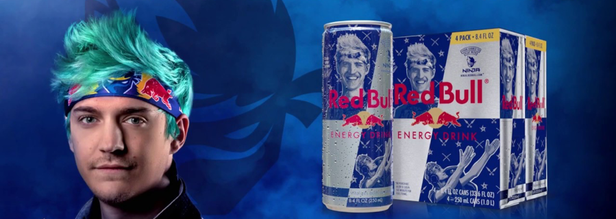 Ninja Red-Bull collectable cans 